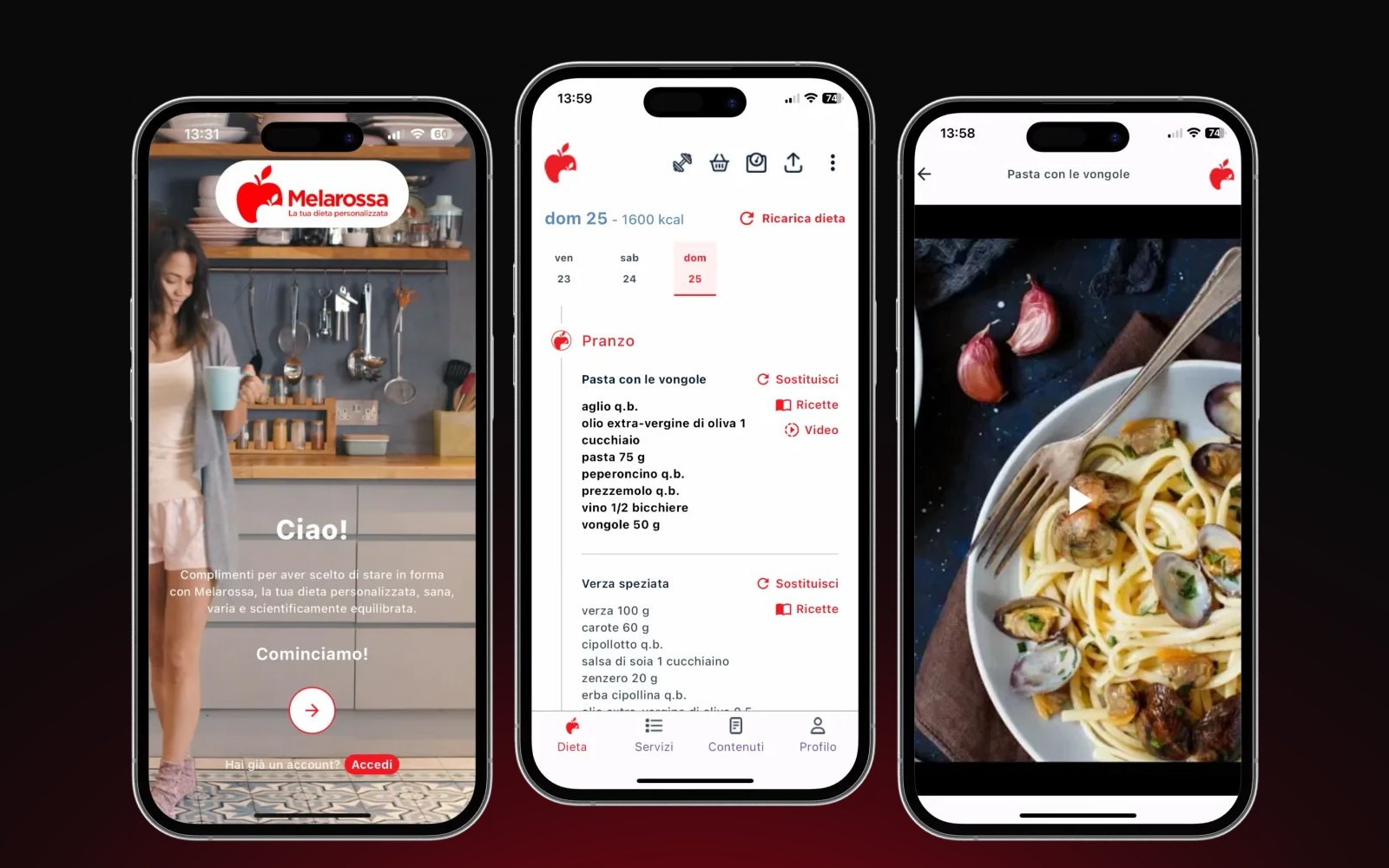 Melarossa — l'app di dieta più famosa d'Italia